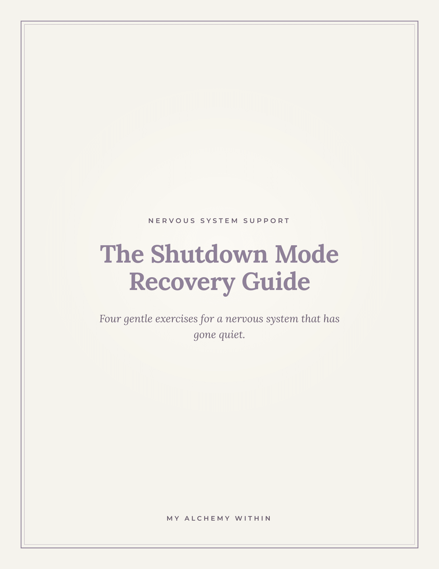 The Shutdown Mode Recovery Guide