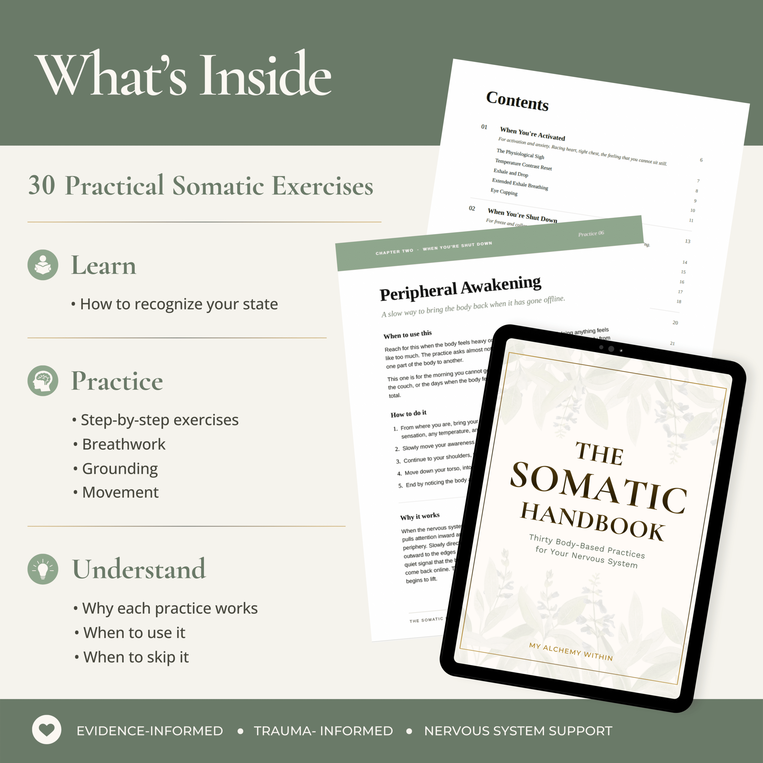 What's inside the handbook